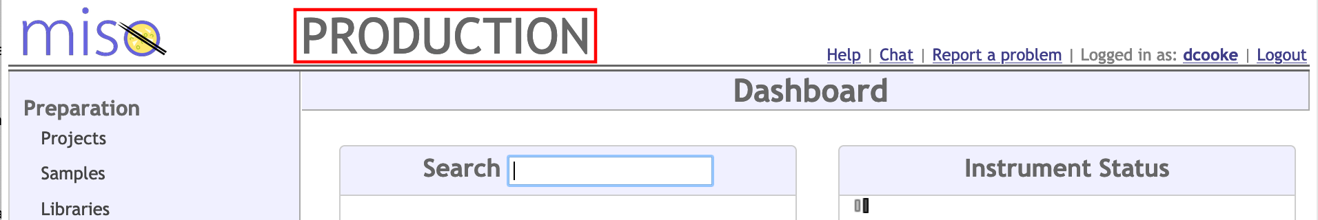 Instance Name Header
