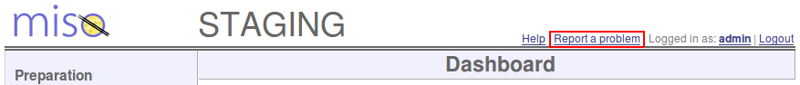 Bug report link