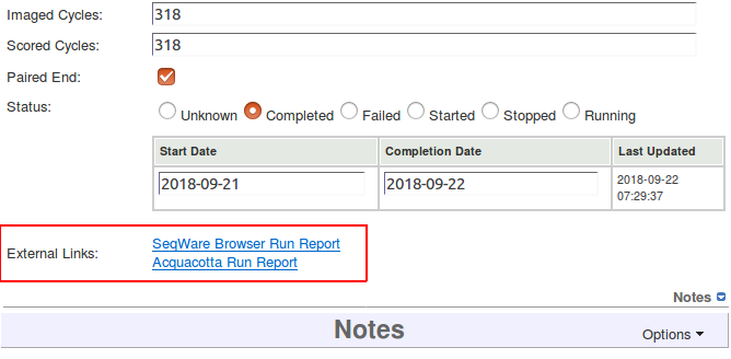 Report links